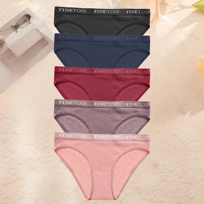 Cotton Women's Panties - Soft Breathable Low-Rise Briefs for Daily Wear Comfort - ZOOMNSTORE