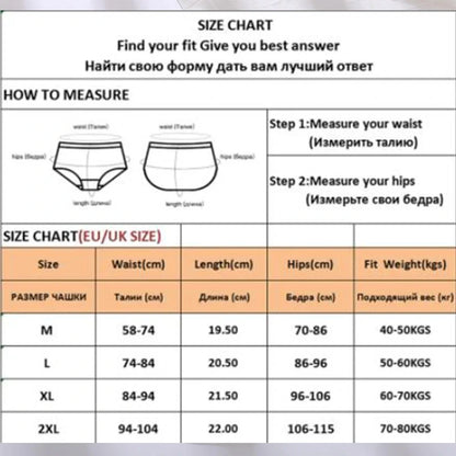 Cotton Womens Panties Set - 5PCS M-XXL Lingerie in 7 Colors - ZOOMNSTORE