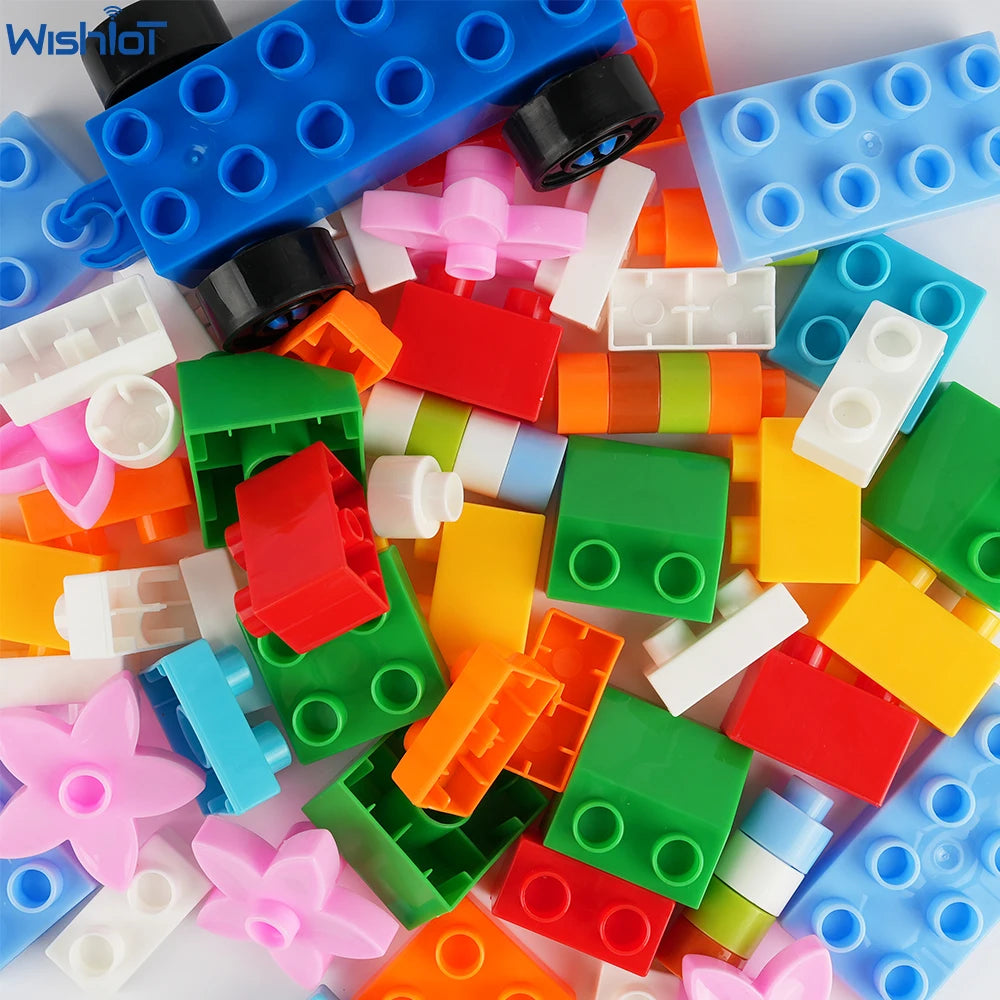 Creative Building Blocks - 70PCS Large Particle Colorful Classic DIY Brick Set - ZOOMNSTORE