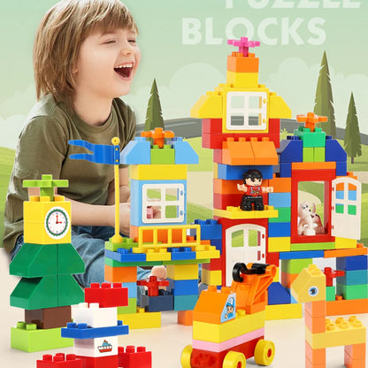 Creative Building Blocks - 70PCS Large Particle Colorful Classic DIY Brick Set - ZOOMNSTORE