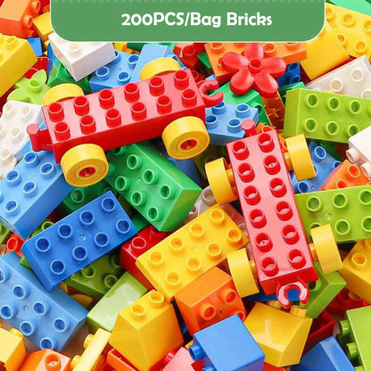 Creative Building Blocks - 70PCS Large Particle Colorful Classic DIY Brick Set - ZOOMNSTORE