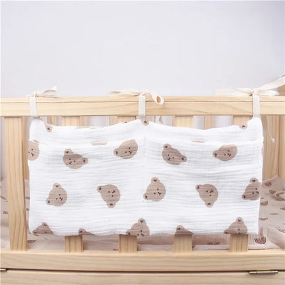 Multifunctional Crib Storage Bag Baby Diaper Bag Toddler Bed Headboard Organizer For Kids Baby Bedding Accessories Newborn - ZOOMNSTORE