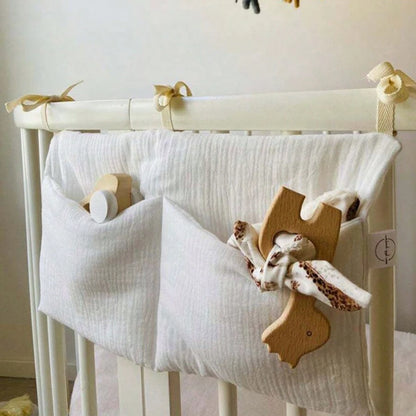 Multifunctional Crib Storage Bag Baby Diaper Bag Toddler Bed Headboard Organizer For Kids Baby Bedding Accessories Newborn - ZOOMNSTORE