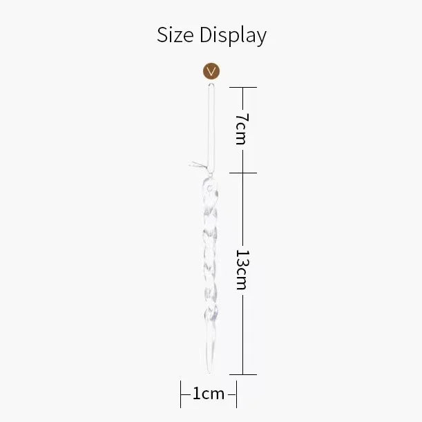 Crystal Clear Icicle Ornaments - Christmas Tree Decorations 122436pcs - ZOOMNSTORE