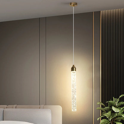 Luxury Crystal Pendant Light - Modern Gold Hanging Lamp for Living Room Bedroom Dining Room Decor - ZOOMNSTORE