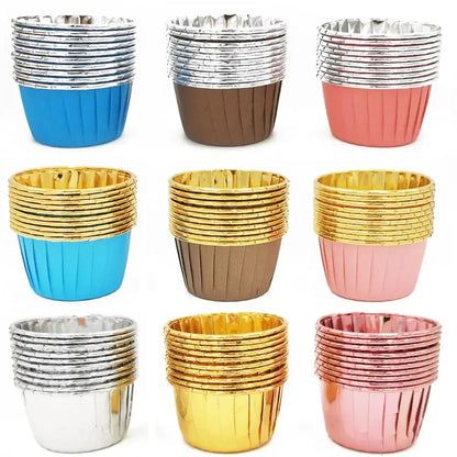 Cupcake Liners - 50PCS Disposable Paper Muffin Baking Cups Party Supplies - ZOOMNSTORE
