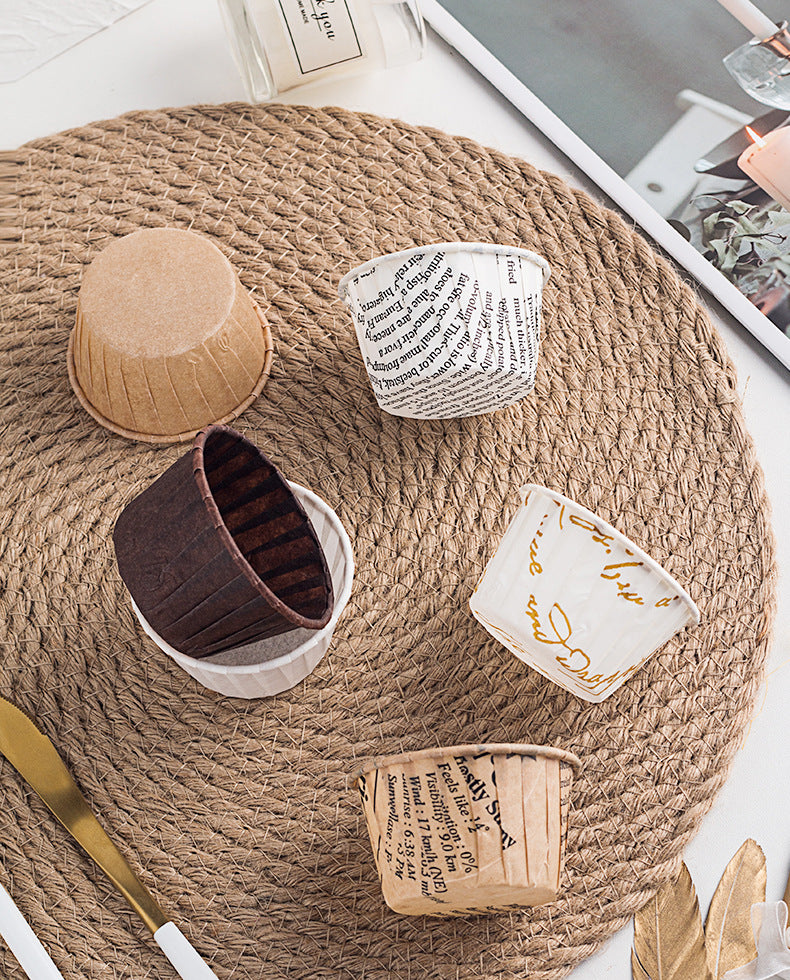 Cupcake Liners - 50PCS Disposable Paper Muffin Baking Cups Party Supplies - ZOOMNSTORE