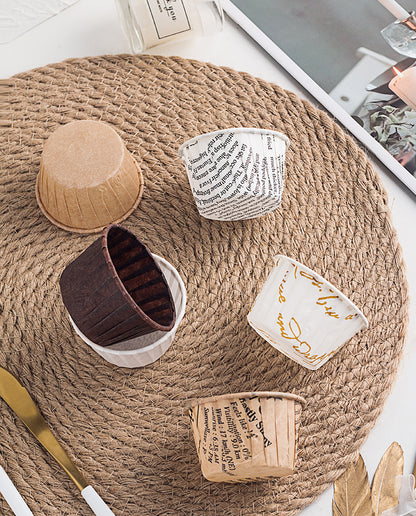 Cupcake Liners - 50PCS Disposable Paper Muffin Baking Cups Party Supplies - ZOOMNSTORE