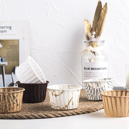 Cupcake Liners - 50PCS Disposable Paper Muffin Baking Cups Party Supplies - ZOOMNSTORE