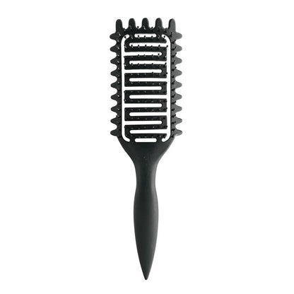 Curly Hair Brush – Hollow Design Frizz Control & Curl Defining Tool for Men Women - ZOOMNSTORE
