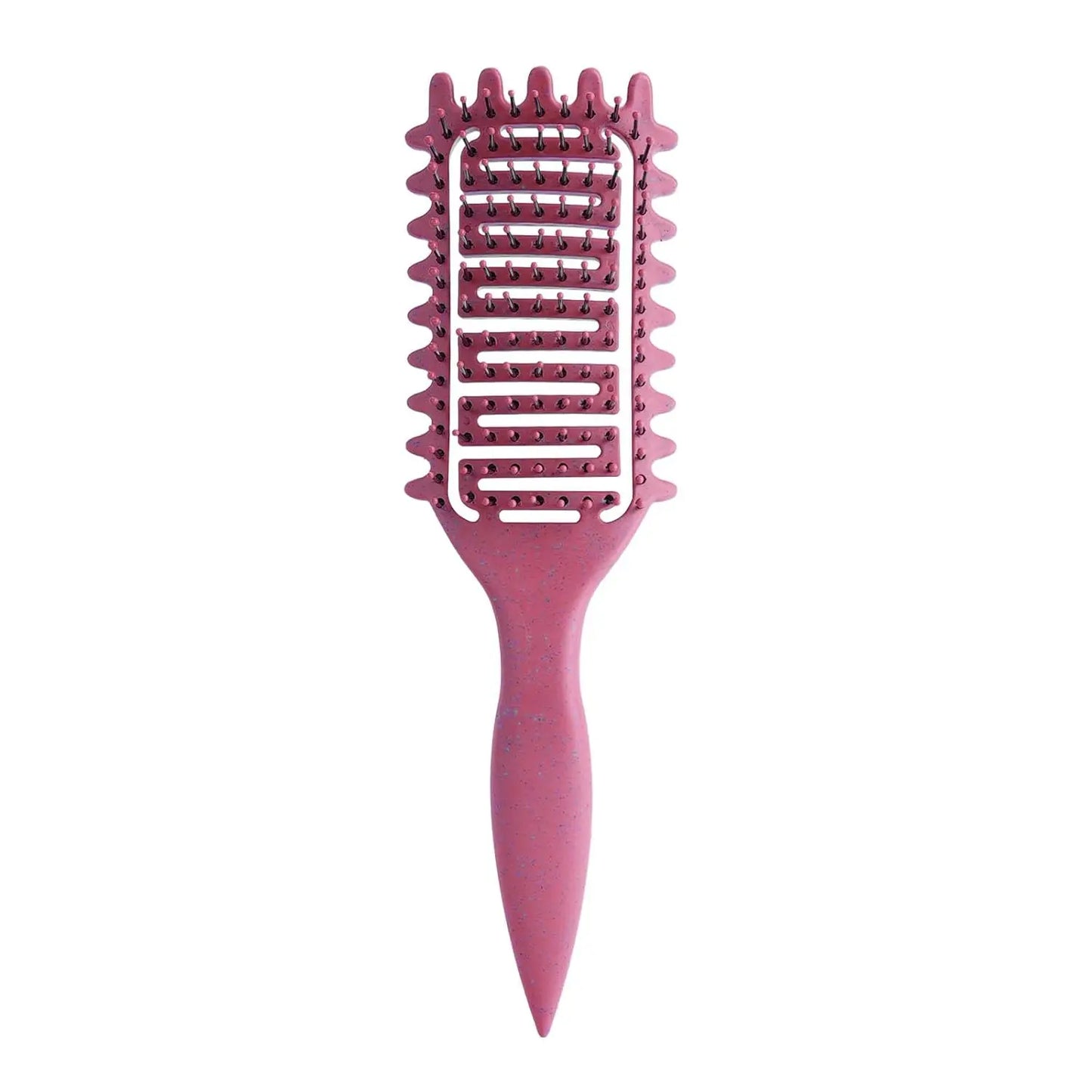 Curly Hair Brush – Hollow Design Frizz Control & Curl Defining Tool for Men Women - ZOOMNSTORE