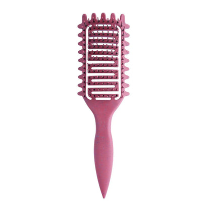 Curly Hair Brush – Hollow Design Frizz Control & Curl Defining Tool for Men Women - ZOOMNSTORE