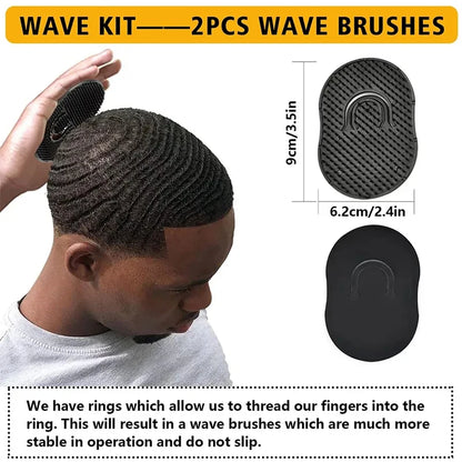 Curly Hair Cream Wave Kit - Oil-Based Pomade for 360 Waves and African Braids - ZOOMNSTORE
