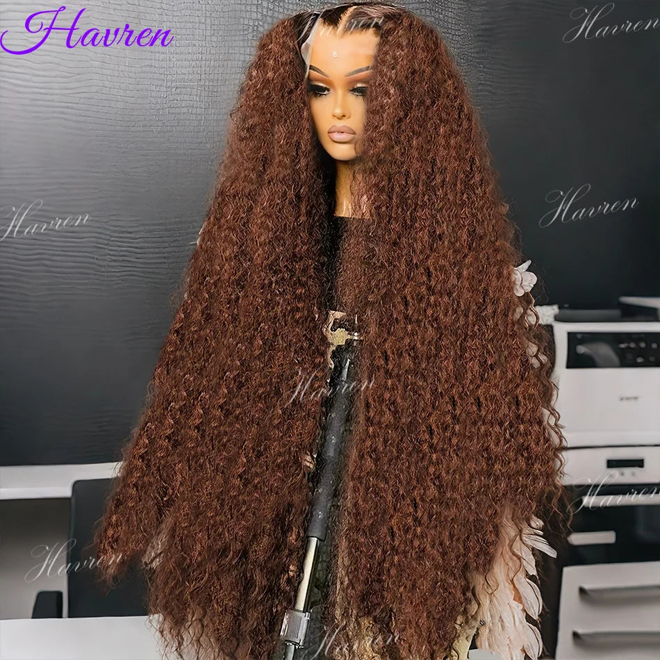 Curly Lace Front Wig - 13x4 Lace Frontal Brazilian Human Hair Wigs, Pre Plucked Hairline - ZOOMNSTORE