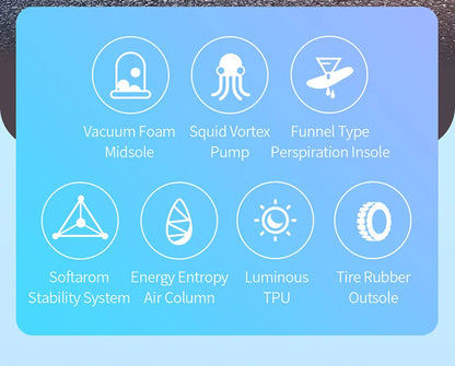 Cushioning Running Shoes - Lightweight Outdoor Athletic Sneakers With Non-Slip Rubber Outsole - ZOOMNSTORE