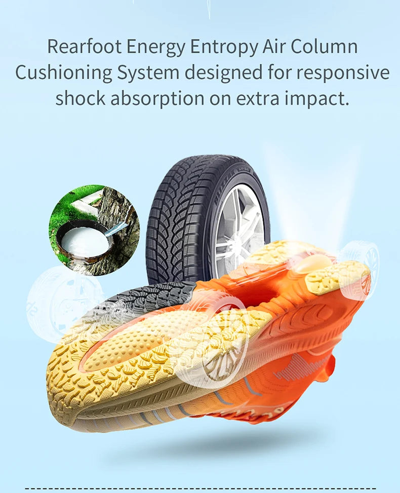 Cushioning Running Shoes – Lightweight Outdoor Non Slip Sneakers for Marathon - ZOOMNSTORE