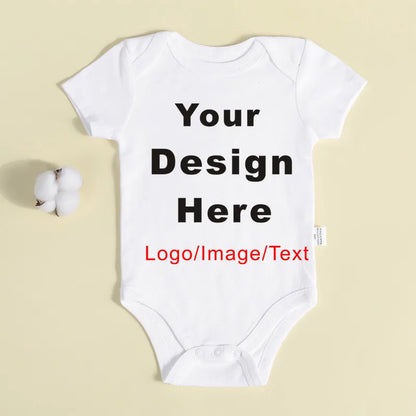Custom Baby Bodysuit - Newborn Jumpsuit With Personalized Infant Wear & Soft Cotton - ZOOMNSTORE