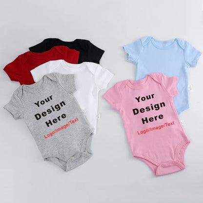 Custom Baby Bodysuit - Newborn Jumpsuit With Personalized Infant Wear & Soft Cotton - ZOOMNSTORE