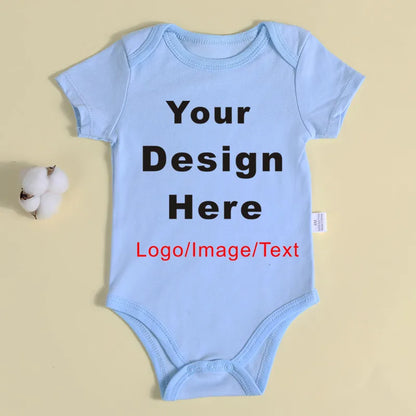 Custom Baby Bodysuit - Newborn Jumpsuit With Personalized Infant Wear & Soft Cotton - ZOOMNSTORE