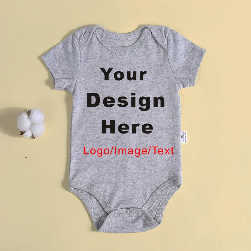 Custom Baby Bodysuit - Newborn Jumpsuit With Personalized Infant Wear & Soft Cotton - ZOOMNSTORE