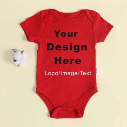 Custom Baby Bodysuit - Newborn Jumpsuit With Personalized Infant Wear & Soft Cotton - ZOOMNSTORE
