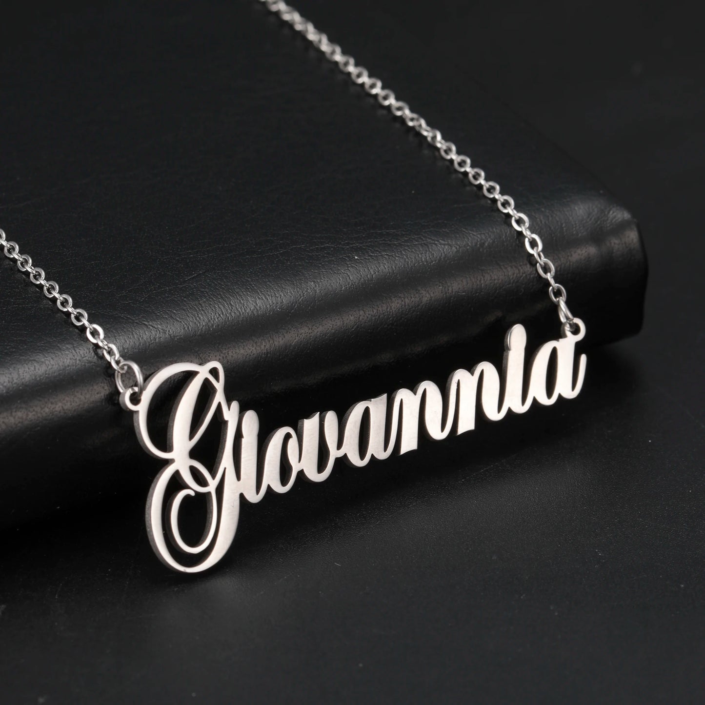 Custom Name Necklace – Personalized Golden Choker Stainless Steel Jewelry Gift - ZOOMNSTORE