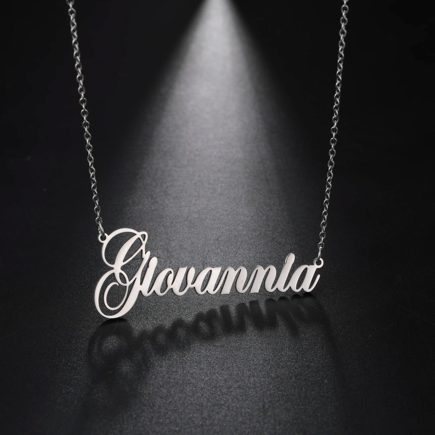 Custom Name Necklace – Personalized Golden Choker Stainless Steel Jewelry Gift - ZOOMNSTORE