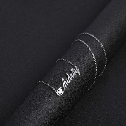 Custom Name Necklace – Personalized Golden Choker Stainless Steel Jewelry Gift - ZOOMNSTORE