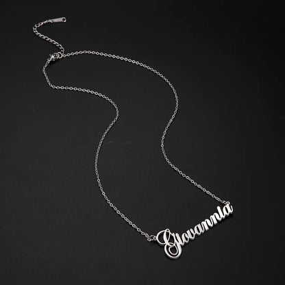 Custom Name Necklace – Personalized Golden Choker Stainless Steel Jewelry Gift - ZOOMNSTORE