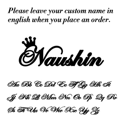 Custom Name Necklace – Personalized Golden Choker Stainless Steel Jewelry Gift - ZOOMNSTORE