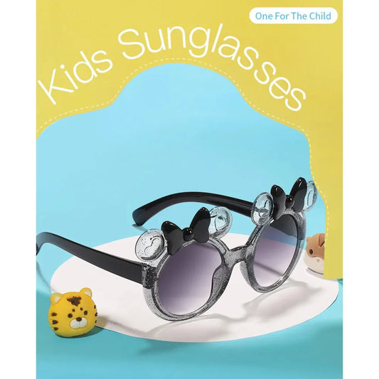 Cute Cartoon Sunglasses for Girls - Trendy Candy Colored Bow Glasses - ZOOMNSTORE