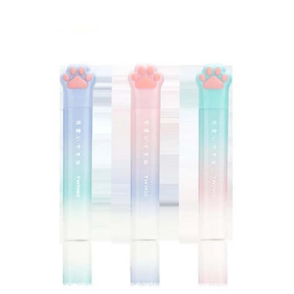 1PC Cute Cat Claw Portable Scissors, Creative Pen Ledger Tools, Gradient Stationery Scissors - ZOOMNSTORE