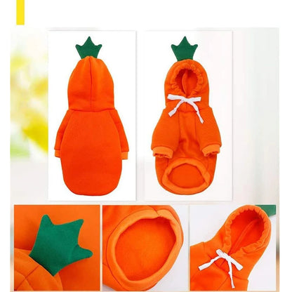 Cute Dog Hoodie - Funny Pet Costume with Hat for Halloween - ZOOMNSTORE