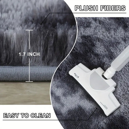 Cute Fluffy Rug - Ultra Grip Backing | Soft Shaggy Carpet for Living Room & Bedroom - ZOOMNSTORE