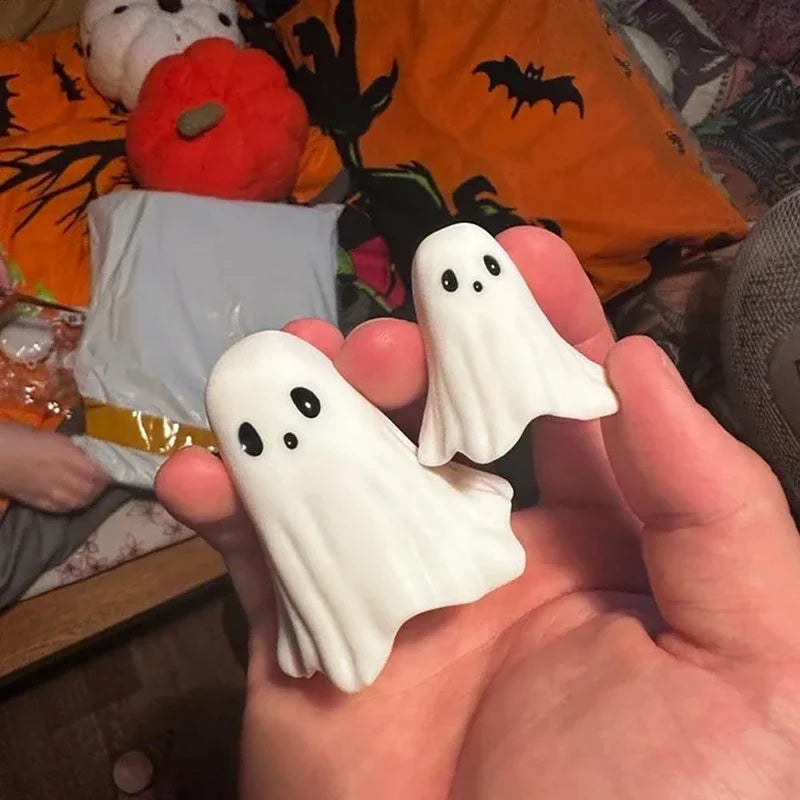 Cute Ghost Statue - Middle Finger Halloween Decor Scary Figurine for Home  Shelf Centerpiece - ZOOMNSTORE