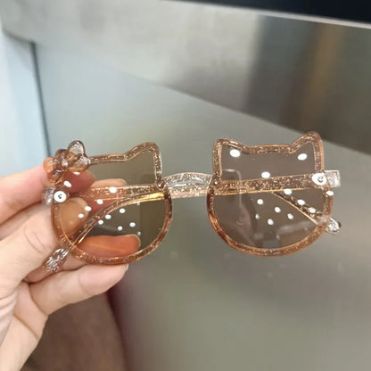 Cute Kitty Sunglasses - UV Protection Eyewear for Kids - ZOOMNSTORE