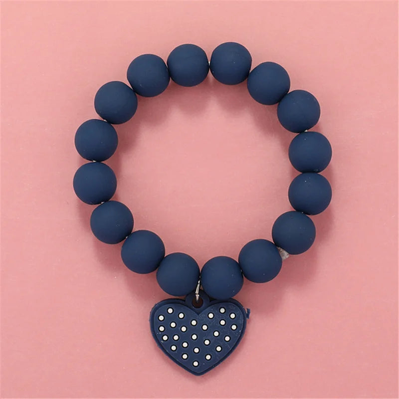 Cute Popcorn Beads Bracelet - Friendship Jewelry for Girls with Star Moon Cloud and Flower Accents - ZOOMNSTORE