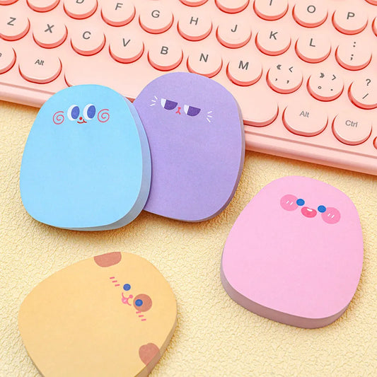 Kawaii Sticky Notes - Cute Cartoon Memo Pads Colorful School Supplies - ZOOMNSTORE