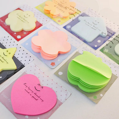 Kawaii Sticky Notes - Cute Cartoon Memo Pads Colorful School Supplies - ZOOMNSTORE