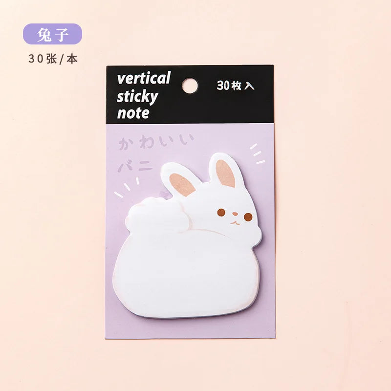 Kawaii Sticky Notes - Cute Cartoon Memo Pads Colorful School Supplies - ZOOMNSTORE