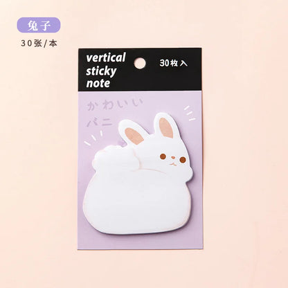 Kawaii Sticky Notes - Cute Cartoon Memo Pads Colorful School Supplies - ZOOMNSTORE