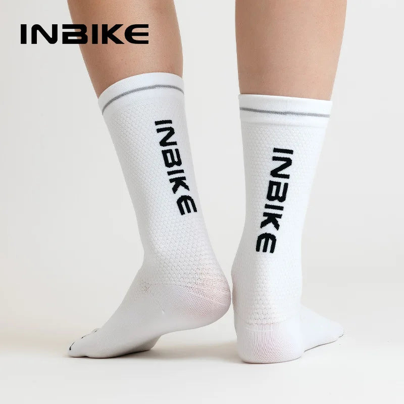Cycling Compression Socks – Summer Breathable Crew Length Sports Socks for Men - ZOOMNSTORE