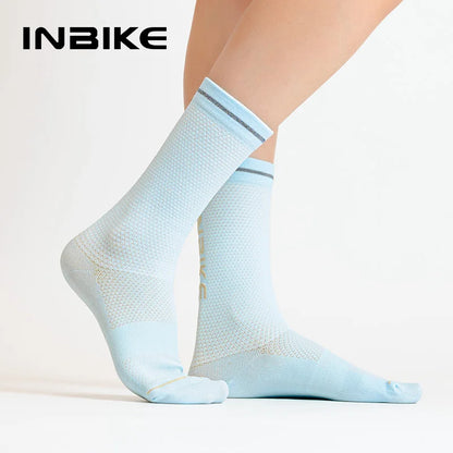 Cycling Compression Socks – Summer Breathable Crew Length Sports Socks for Men - ZOOMNSTORE