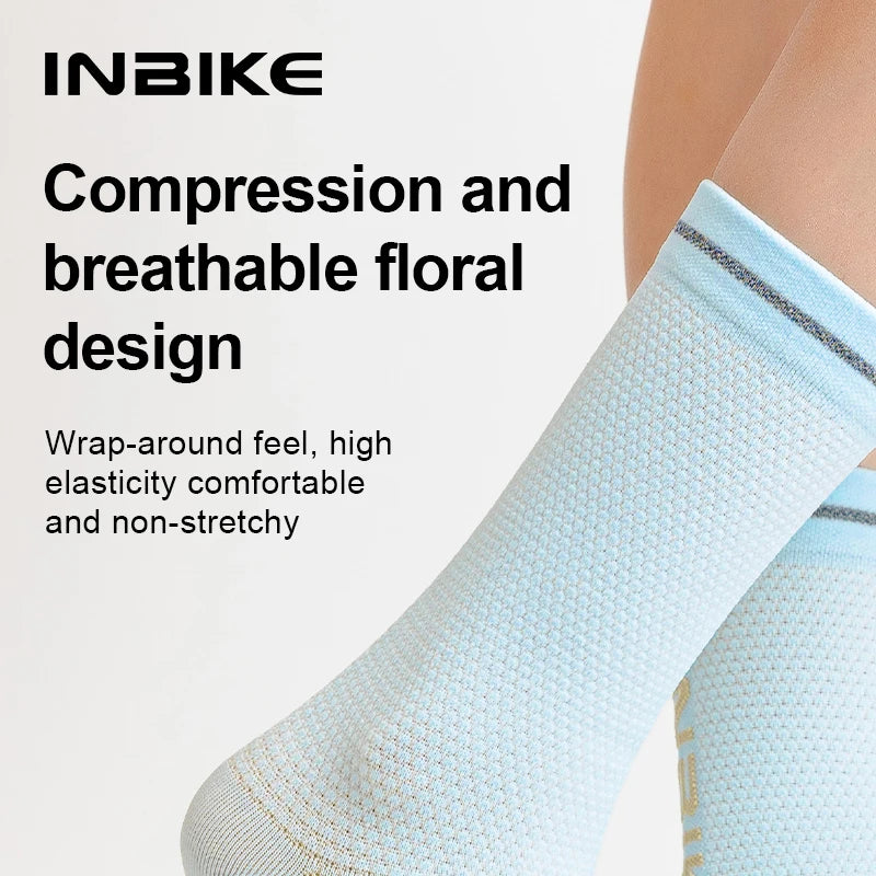 Cycling Compression Socks – Summer Breathable Crew Length Sports Socks for Men - ZOOMNSTORE