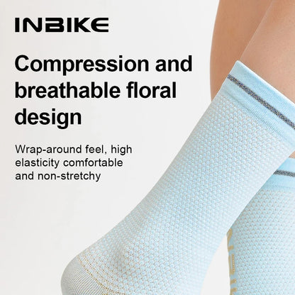 Cycling Compression Socks – Summer Breathable Crew Length Sports Socks for Men - ZOOMNSTORE