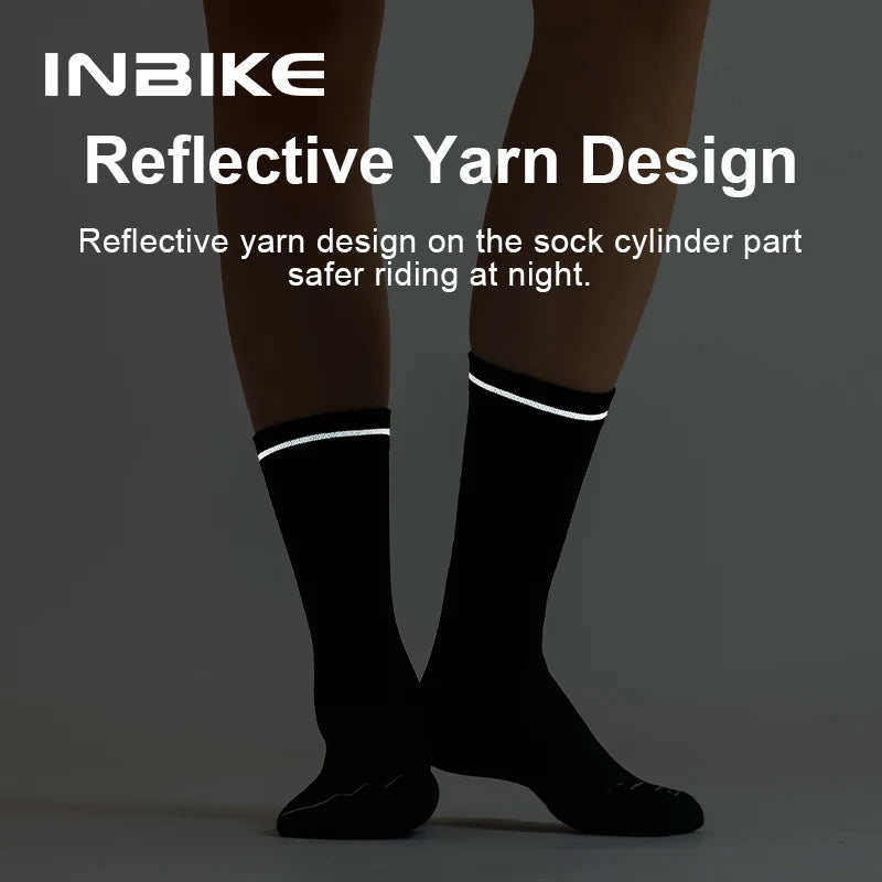 Cycling Compression Socks – Summer Breathable Crew Length Sports Socks for Men - ZOOMNSTORE