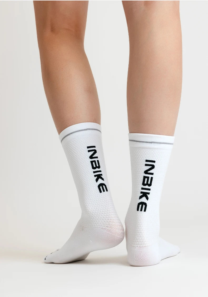 Cycling Compression Socks – Summer Breathable Crew Length Sports Socks for Men - ZOOMNSTORE