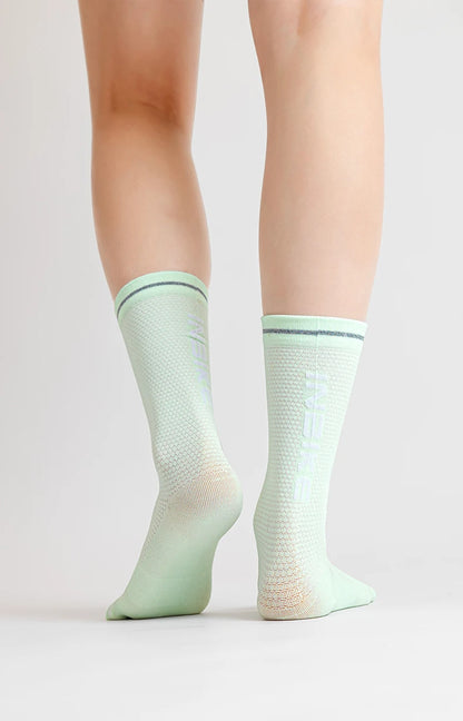 Cycling Compression Socks – Summer Breathable Crew Length Sports Socks for Men - ZOOMNSTORE