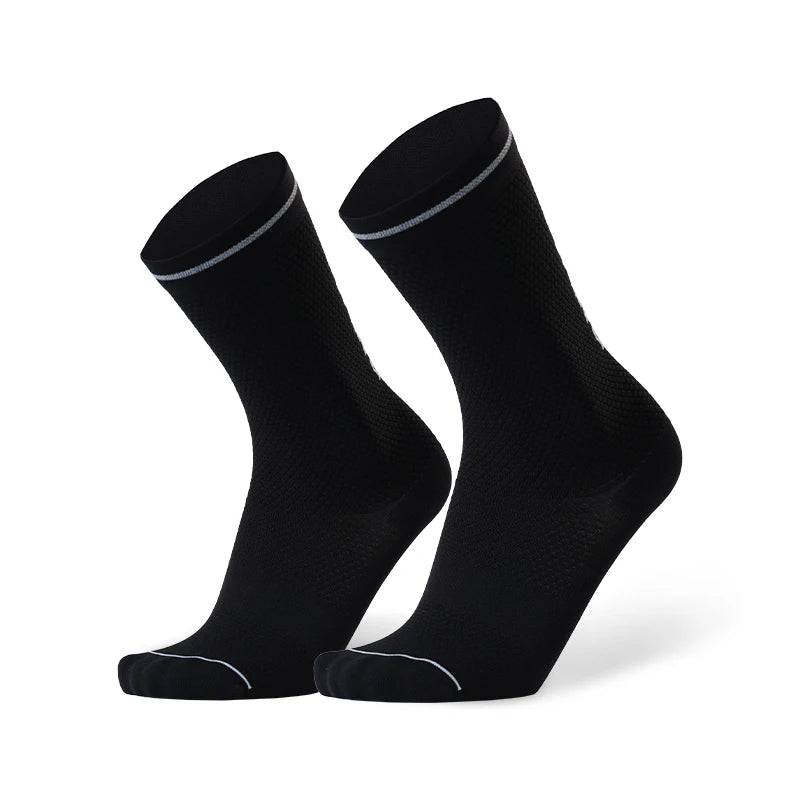 Cycling Compression Socks – Summer Breathable Crew Length Sports Socks for Men - ZOOMNSTORE
