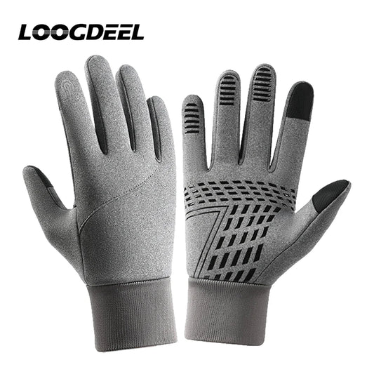 Cycling Gloves Waterproof - Warm Winter Touchscreen Gloves For Men & Women - ZOOMNSTORE